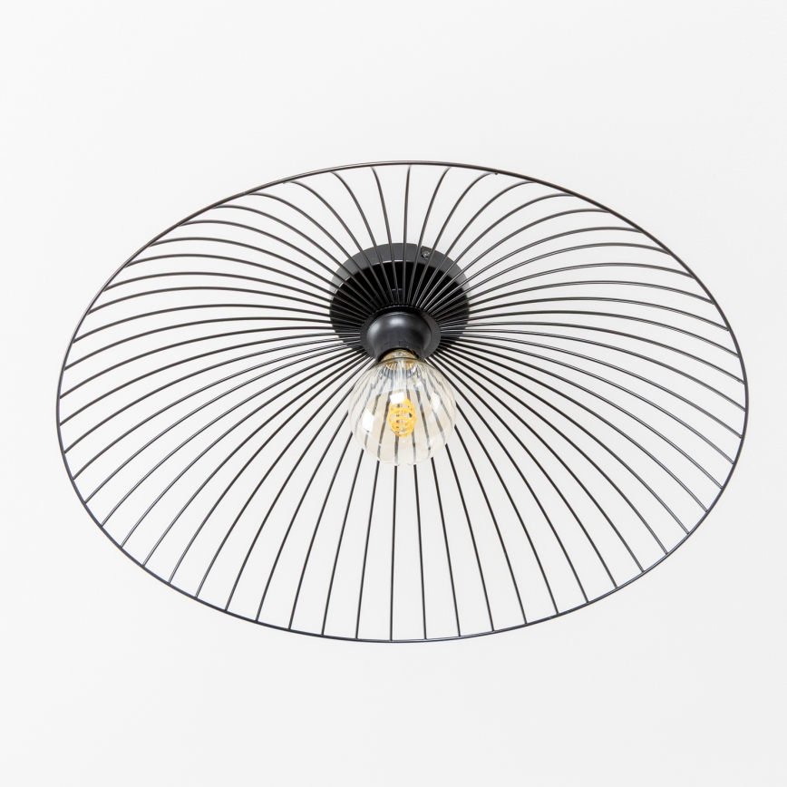 Brilagi - LED Přisazený lustr CERIA WIRE 1xE27/40W/230V pr. 60 cm černá