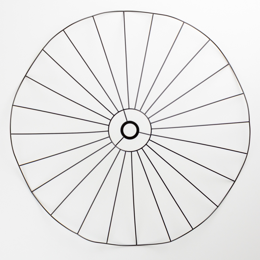 Brilagi - LED Přisazený lustr CERIA WIRE 1xE27/40W/230V pr. 80 cm černá/dub