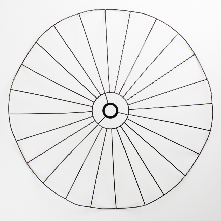 Brilagi - LED Přisazený lustr CERIA WIRE 1xE27/40W/230V pr. 80 cm černá