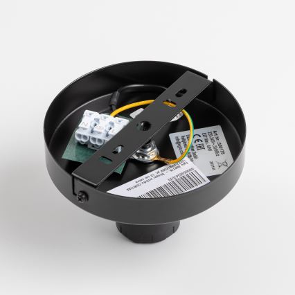 Brilagi - LED Přisazený lustr CERIA WIRE 1xE27/40W/230V pr. 80 cm černá