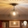 Brilagi - LED Přisazený lustr CERIA WIRE 1xE27/60W/230V pr. 30 cm černá