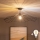 Brilagi - LED Přisazený lustr CERIA WIRE 1xE27/60W/230V pr. 80 cm černá