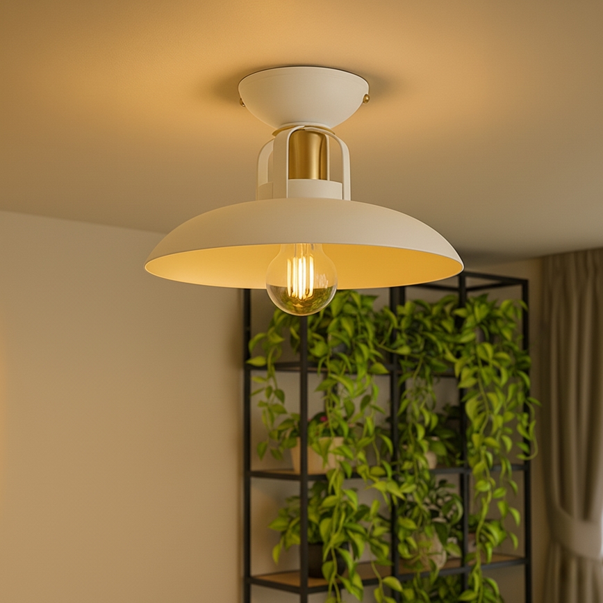 Brilagi - LED Přisazený lustr FLAMENGO 1xE27/60W/230V bílá