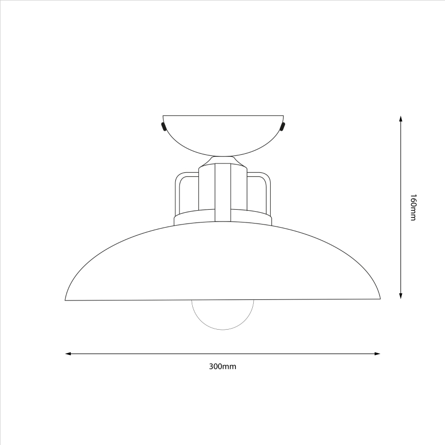 Brilagi - LED Přisazený lustr FLAMENGO 1xE27/60W/230V modrá