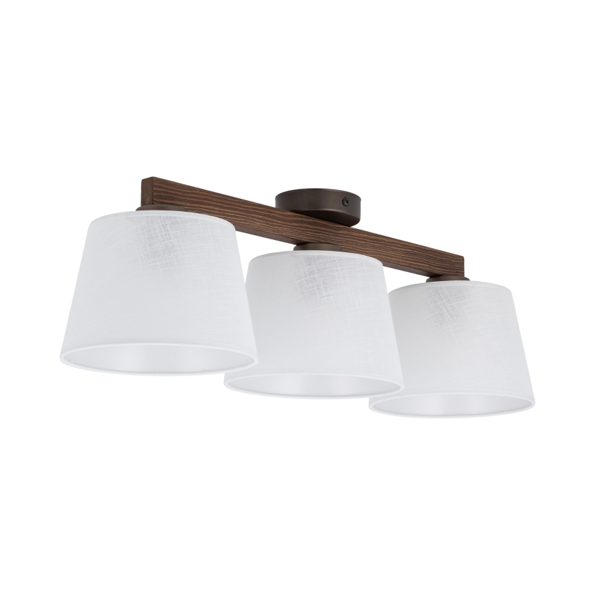 BRILAGI - LED Přisazený lustr LATTE 3xE27/15W/230V borovice/bílá