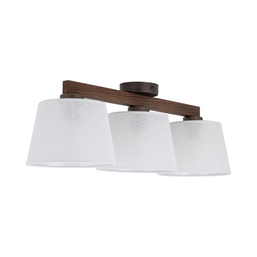 BRILAGI - LED Přisazený lustr LATTE 3xE27/15W/230V borovice/bílá