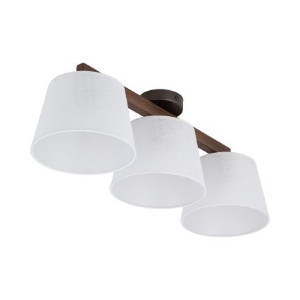 BRILAGI - LED Přisazený lustr LATTE 3xE27/15W/230V borovice/bílá