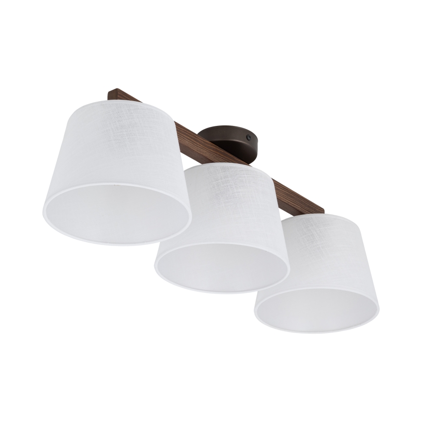 BRILAGI - LED Přisazený lustr LATTE 3xE27/15W/230V borovice/bílá