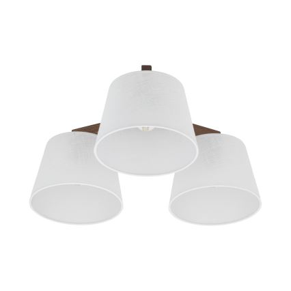 BRILAGI - LED Přisazený lustr LATTE 3xE27/15W/230V borovice/bílá
