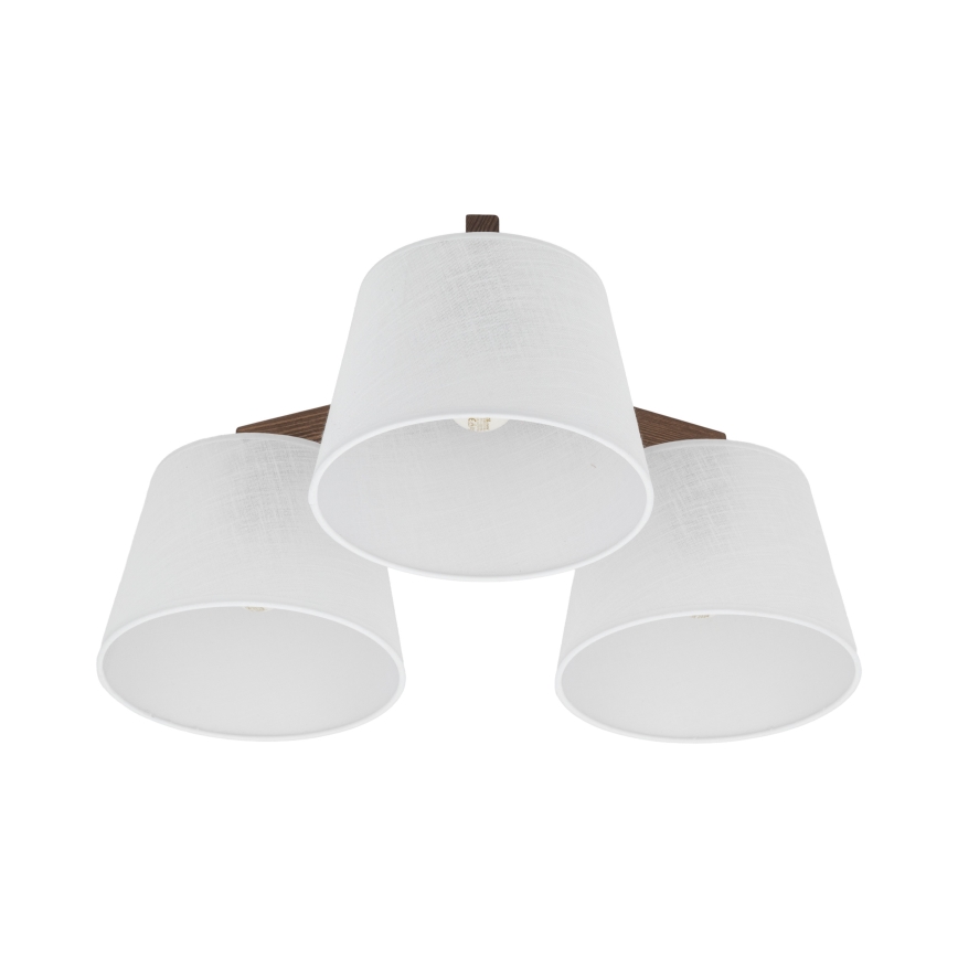 BRILAGI - LED Přisazený lustr LATTE 3xE27/15W/230V borovice/bílá