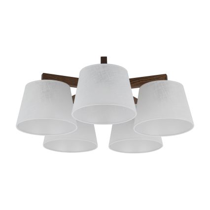 BRILAGI - LED Přisazený lustr LATTE 5xE27/15W/230V borovice/bílá