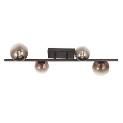 Brilagi - LED Přisazený lustr MILLA 4xG9/3W/230V hnědá/kouřová hnědá