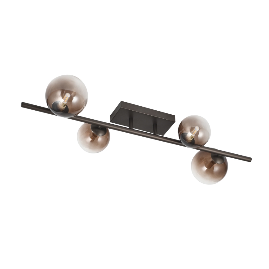 Brilagi - LED Přisazený lustr MILLA 4xG9/3W/230V hnědá/kouřová hnědá
