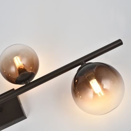Brilagi - LED Přisazený lustr MILLA 4xG9/3W/230V hnědá/kouřová hnědá