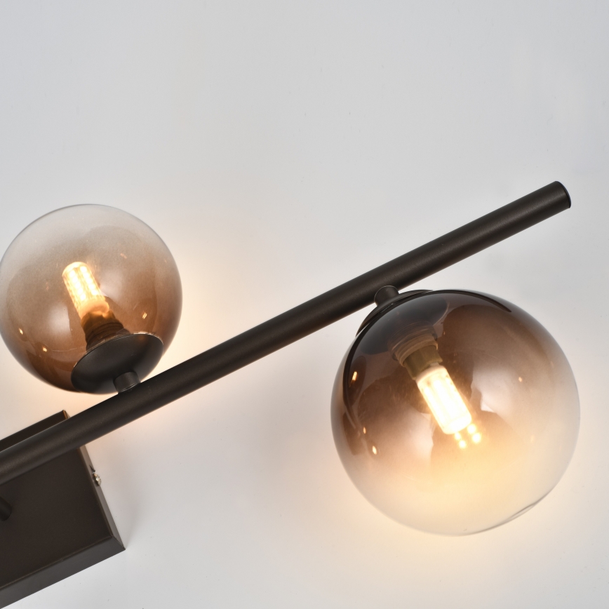 Brilagi - LED Přisazený lustr MILLA 4xG9/3W/230V hnědá/kouřová hnědá