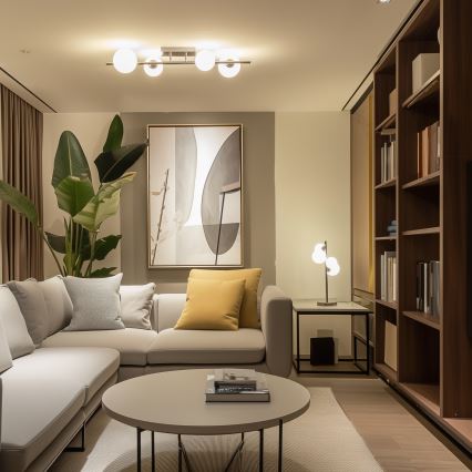 Brilagi - LED Přisazený lustr MILLA 4xG9/3W/230V lesklý chrom/bílá