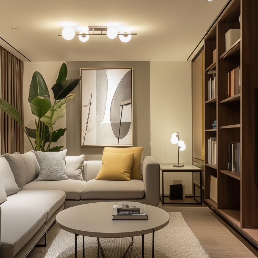 Brilagi - LED Přisazený lustr MILLA 4xG9/3W/230V lesklý chrom/bílá