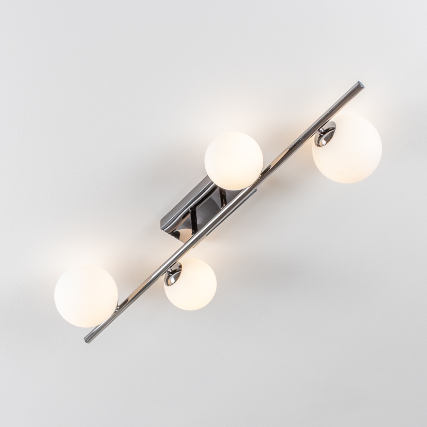 Brilagi - LED Přisazený lustr MILLA 4xG9/3W/230V lesklý chrom/bílá