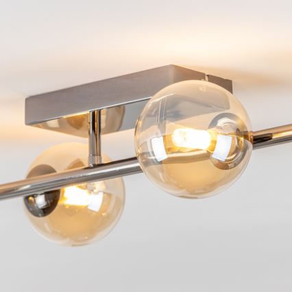 Brilagi - LED Přisazený lustr MILLA 4xG9/3W/230V lesklý chrom/zlatá