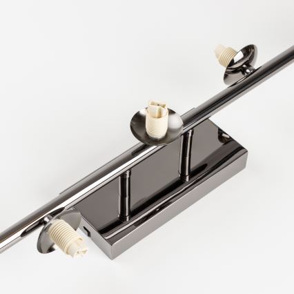 Brilagi - LED Přisazený lustr MILLA 7xG9/3W/230V černý chrom/kouřová