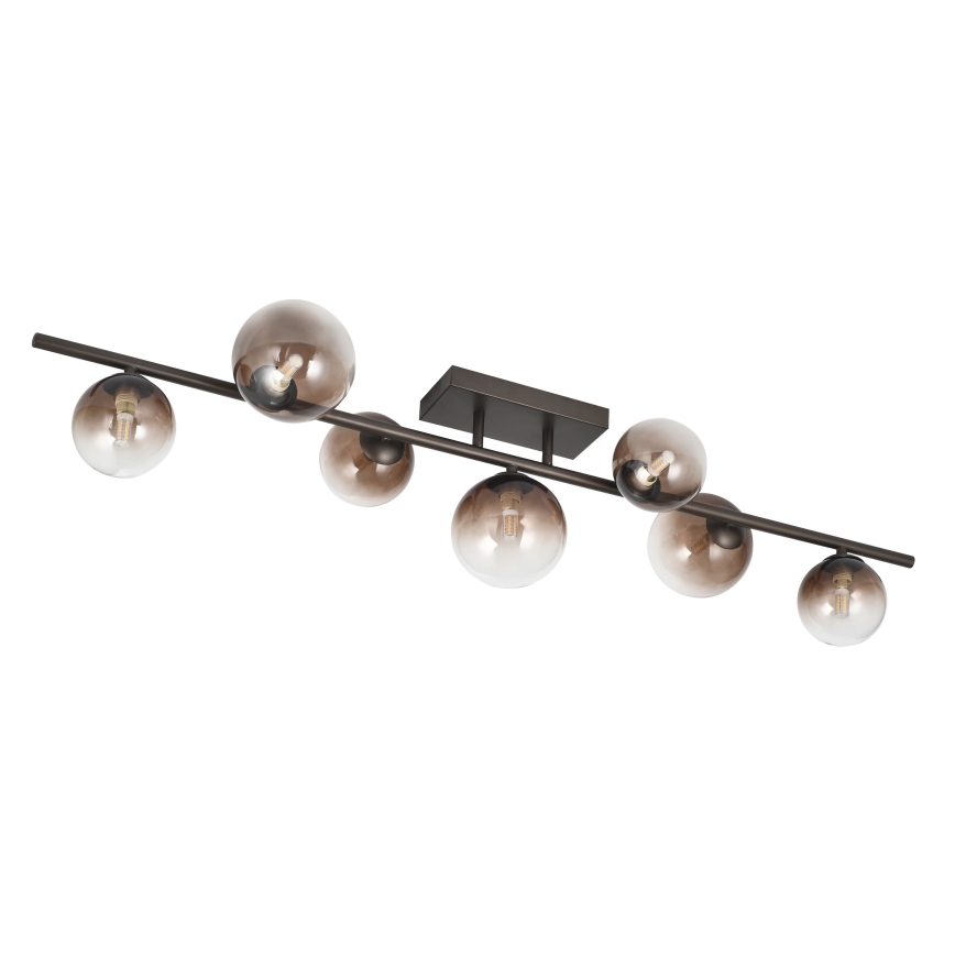 Brilagi - LED Přisazený lustr MILLA 7xG9/3W/230V hnědá/kouřová hnědá
