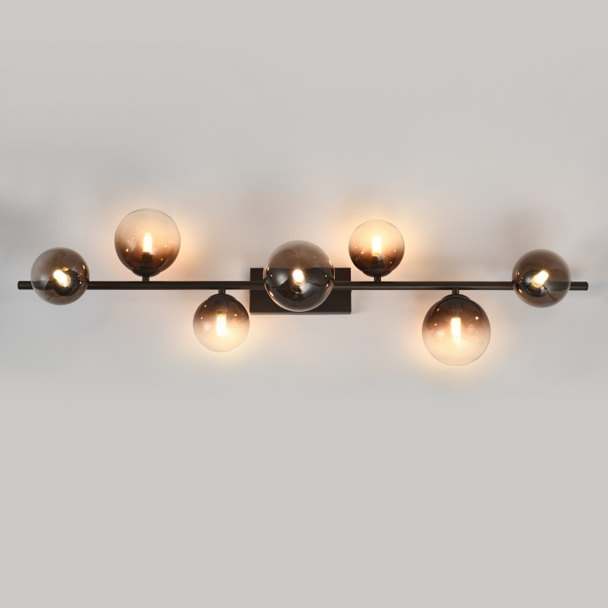 Brilagi - LED Přisazený lustr MILLA 7xG9/3W/230V hnědá/kouřová hnědá