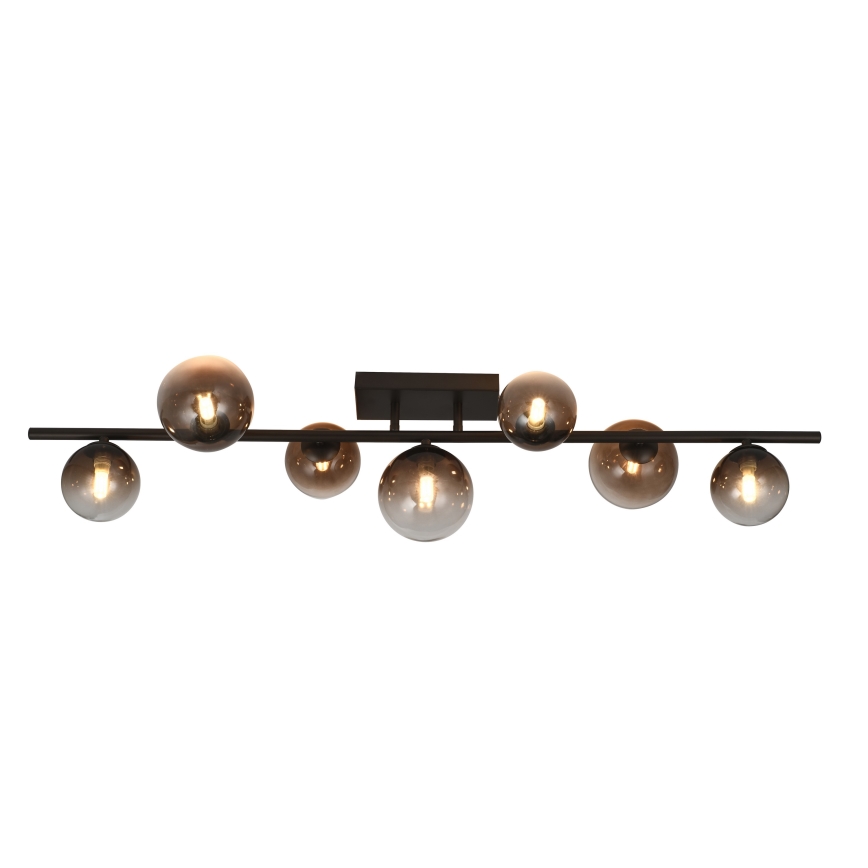 Brilagi - LED Přisazený lustr MILLA 7xG9/3W/230V hnědá/kouřová hnědá