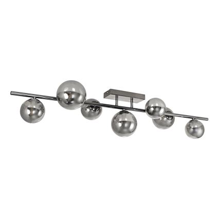 Brilagi - LED Přisazený lustr MILLA 7xG9/3W/230V lesklý chrom/kouřová