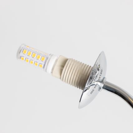 Brilagi - LED Přisazený lustr MISTEL 15xG9/3W/230V lesklý chrom/kouřová