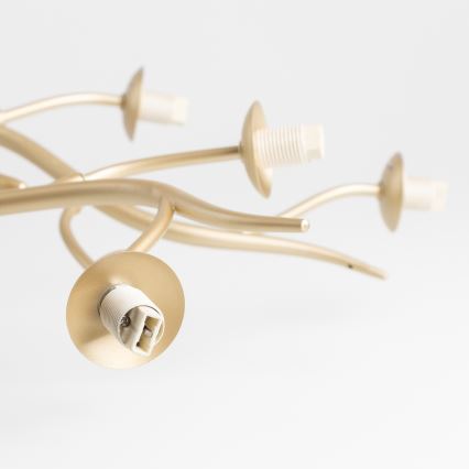 Brilagi - LED Přisazený lustr MISTEL 15xG9/3W/230V zlatá/bílá