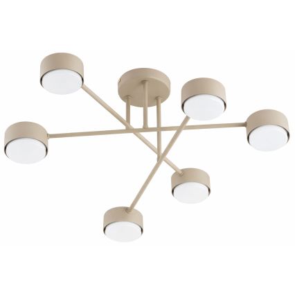 Brilagi - LED Přisazený lustr MONO 6xGX53/30W/230V béžová