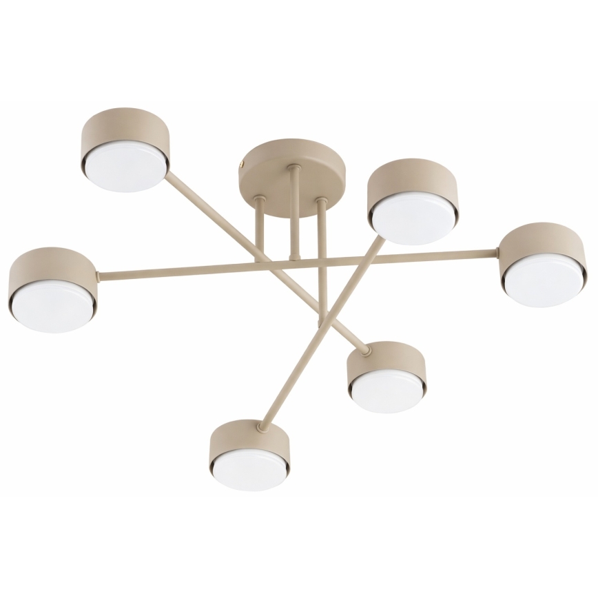 Brilagi - LED Přisazený lustr MONO 6xGX53/30W/230V béžová