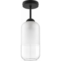 BRILAGI - LED Přisazený lustr RETRO GLASS 1xE27/60W/230V pr. 14 cm černá/bílá