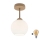 BRILAGI - LED Přisazený lustr RETRO GLASS 1xE27/60W/230V pr. 15 cm béžová/bílá