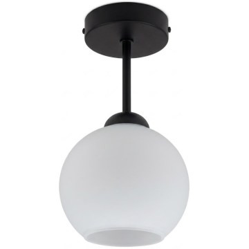 BRILAGI - LED Přisazený lustr RETRO GLASS 1xE27/60W/230V pr. 15 cm černá/bílá