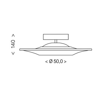 Brilagi - LED Přisazený lustr VERANO LED/15W/230V
