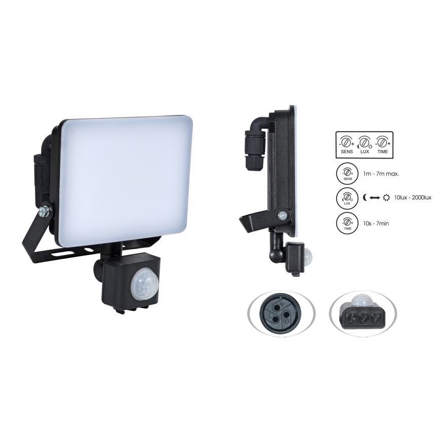 Brilagi - LED Reflektor se senzorem ELARA PRO LED/10W/230V IP65