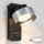 Brilagi - LED RGB+CCT Stmívatelná nástěnná lampa s USB portem AURA LUX 1xGX53/14W/230V 2700-6500K Wi-Fi Tuya černá/kouřová