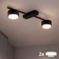 Brilagi - LED RGB+CCT Stmívatelné bodové svítidlo MONO 2xGX53/14W/230V 2700-6500K Wi-Fi Tuya černá