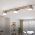 Brilagi - LED RGB+CCT Stmívatelné bodové svítidlo MONO 3xGX53/14W/230V 2700-6500K Wi-Fi Tuya béžová