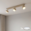 Brilagi - LED RGB+CCT Stmívatelné bodové svítidlo MONO 3xGX53/14W/230V 2700-6500K Wi-Fi Tuya béžová