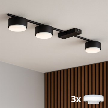 Brilagi - LED RGB+CCT Stmívatelné bodové svítidlo MONO 3xGX53/14W/230V 2700-6500K Wi-Fi Tuya černá