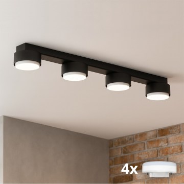 Brilagi - LED RGB+CCT Stmívatelné bodové svítidlo MONO 4xGX53/14W/230V 2700-6500K Wi-Fi Tuya černá