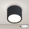 Brilagi - LED RGB+CCT Stmívatelné koupelnové bodové svítidlo SMOOTH1xGX53/14W/230V 2700-6500K Wi-Fi Tuya černá IP65