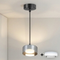 Brilagi - LED RGB+CCT Stmívatelný lustr na lanku AURA LUX 1xGX53/14W/230V 2700-6500K Wi-Fi Tuya černá/kouřová