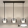 Brilagi - LED RGB+CCT Stmívatelný lustr na lanku AURA LUX 3xGX53/14W/230V 2700-6500K Wi-Fi Tuya černá/kouřová