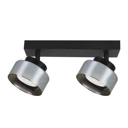 Brilagi - LED RGB+CCT Stmívatelné bodové svítidlo AURA LUX 2xGX53/14W/230V 2700-6500K Wi-Fi Tuya černá/kouřová