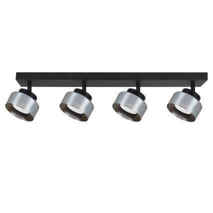 Brilagi - LED RGB+CCT Stmívatelné bodové svítidlo AURA LUX 4xGX53/14W/230V 2700-6500K Wi-Fi Tuya černá/kouřová