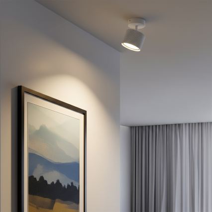 BRILAGI - LED RGB+CCT Stmívatelné bodové svítidlo STRIPY 1xGX53/14W/230V pr. 82 mm 2700-6500K Wi-Fi Tuya bílá