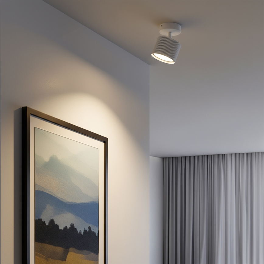 BRILAGI - LED RGB+CCT Stmívatelné bodové svítidlo STRIPY 1xGX53/14W/230V pr. 82 mm 2700-6500K Wi-Fi Tuya bílá